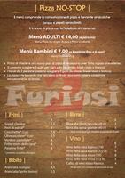 Menu da Tavolo front